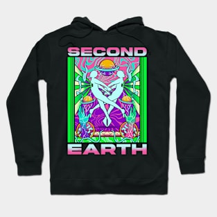 Second earth futurism pop art Hoodie